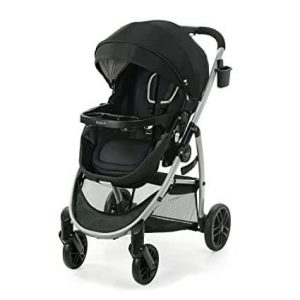 Baby Stroller with True Bassinet Mode